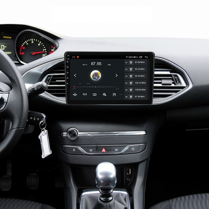 Navigatie Peugeot 308 din 2013-2017, Android 14, Wireless Carplay si Android Auto, 2GB RAM si 32GB ROM, Display IPS 9 inch, Camera Marsarier, Internet, Aplicatii, Wi Fi, Usb, Bluetooth [3]