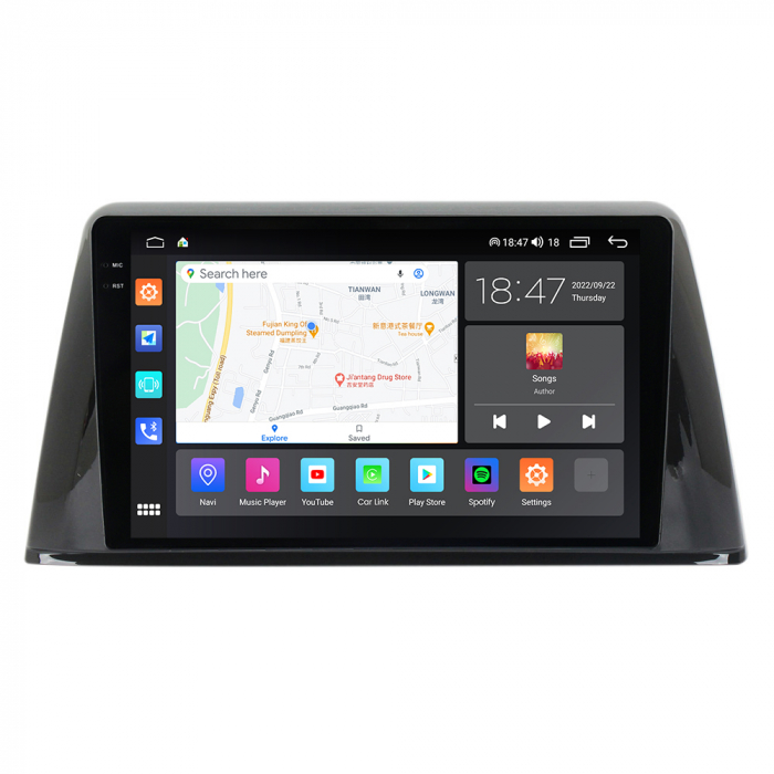 Navigatie Peugeot 308 din 2013-2018, Rezolutie 2K, Display QLED 9.5 inch, 4GB RAM si 64GB ROM, Android, Procesor Octacore, Slot sim 4G, Sunet DSP, Wireless Carplay si Android Auto, Camera Marsarier, U [4]