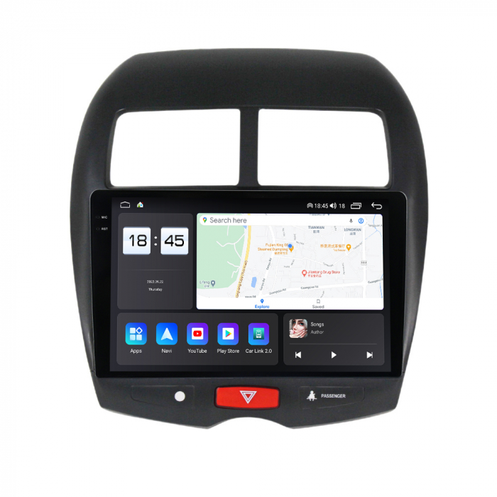 Navigatie Peugeot 4008 si Citroen C4 Aircross, Rezolutie 2K, Ecran QLED 9.5 inch, 8GB RAM si 128GB ROM, Android, Procesor Octacore, Slot sim 4G, Sunet DSP, Wireless Carplay [3]