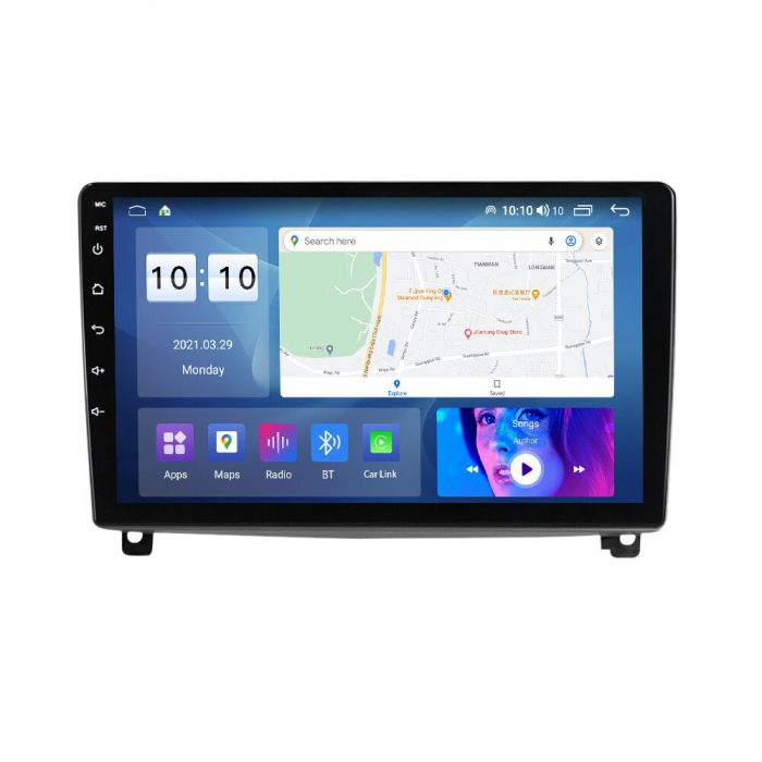 Navigatie Peugeot 407 din 2004-2011,  Android 14 , 4GB RAM, Octacore, Slot Sim 4G, DSP, GPS, Wi-FI, Carplay, Android Auto, USB, Bluetooth, Waze, Touchscreen, 9 inch [3]