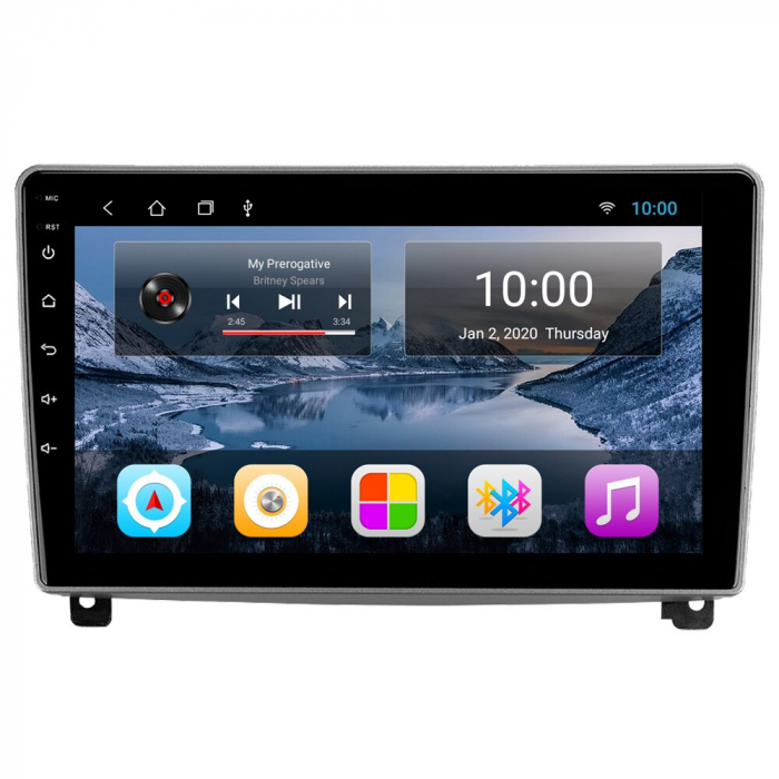 Navigatie Peugeot 407 din 2004-2011 Android 14 , 4GB RAM , Procesor Quad Core , Wireless Carplay si Android auto , Display HD Touchscreen, Wi-Fi , Bluetooth, USB [4]