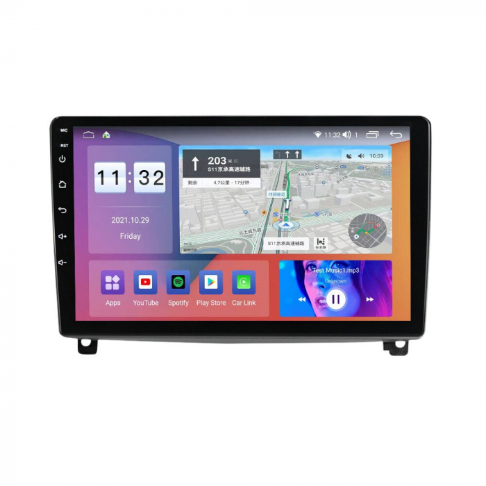 Navigatie Peugeot 407 din 2004-2011 Android 14 , 4GB RAM , Procesor Quad Core , Wireless Carplay si Android auto , Display HD Touchscreen, Wi-Fi , Bluetooth, USB [3]