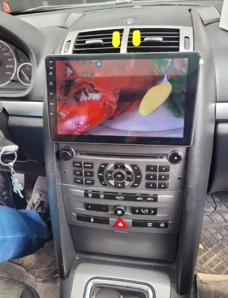 Navigatie Peugeot 407 din 2004-2011, Rezolutie 2K, Ecran QLED 9.5 inch, 8GB RAM si 128GB ROM, Android, Procesor Octacore, Slot sim 4G, Sunet DSP, Wireless Carplay [5]
