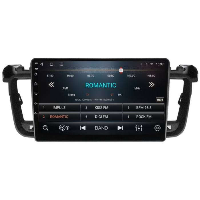 Navigatie Peugeot 508 din 2010-2018  Android 14 , 4GB RAM , Procesor Quad Core , Wireless Carplay si Android auto , Display HD Touchscreen, Wi-Fi , Bluetooth, USB [3]