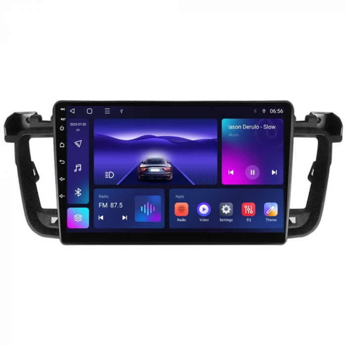 Navigatie Peugeot 508 din 2010-2018  Android 14 , 4GB RAM , Procesor Quad Core , Wireless Carplay si Android auto , Display HD Touchscreen, Wi-Fi , Bluetooth, USB [1]
