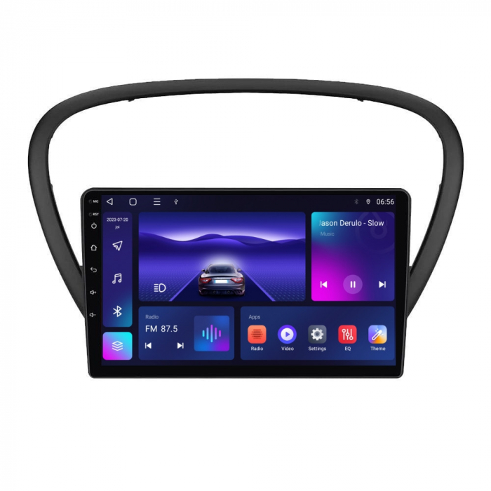 Navigatie Peugeot 607 din 2004-2010 Android 14 , 4GB RAM , Procesor Quad Core , Wireless Carplay si Android auto , Display HD Touchscreen, Wi-Fi , Bluetooth, USB [1]