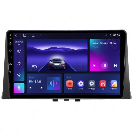 Navigatie Peugeot Partner 2018 - 2024 8GB RAM si 128GB ROM, Ecran QLED 9 inch, Android 14, Procesor Octacore, Slot sim 4G, Sunet DSP, Wireless Carplay si Android Auto [2]