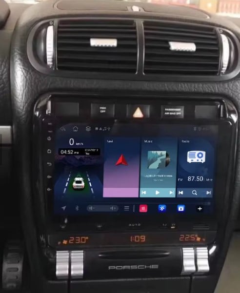 Navigatie Porsche Cayenne din 2002-2010, Rezolutie 2K, Display QLED 9.5 inch, 4GB RAM si 64GB ROM, Android, Procesor Octacore, Slot sim 4G, Sunet DSP, Wireless Carplay si Android Auto, Camera Marsarie [5]