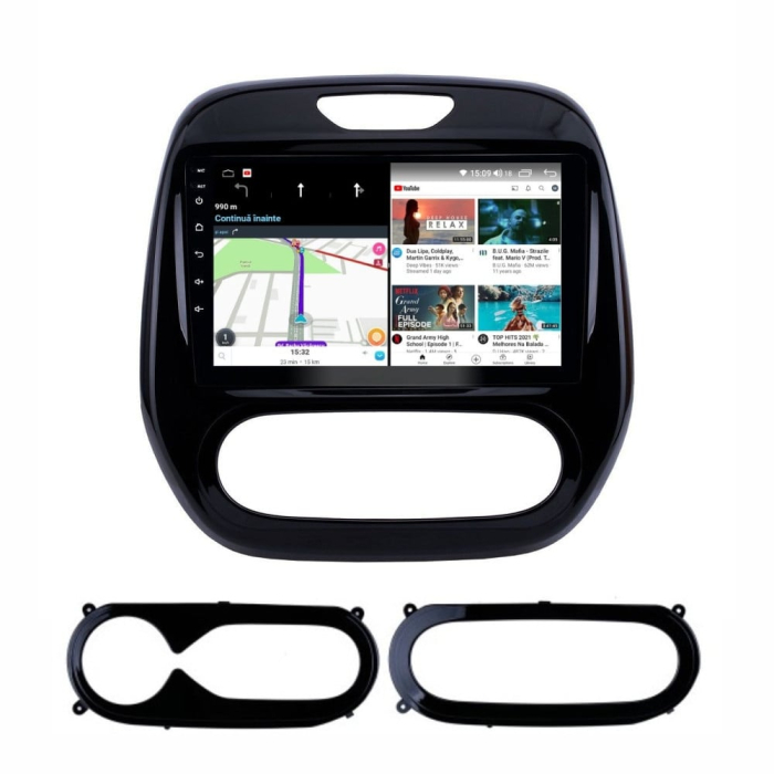 Navigatie Renault Captur din 2016-2019 Android 14 , 4GB RAM , Procesor Quad Core , Wireless Carplay si Android auto , Display HD Touchscreen, Wi-Fi , Bluetooth, USB [3]