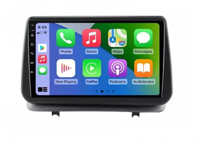Navigatie Renault Clio 3 din 2006 - 2019, Android 14, 2GB RAM si 32GB ROM, Display IPS 9 inch, Camera Marsarier, Internet, Aplicatii, Wi Fi, Usb, Bluetooth [6]