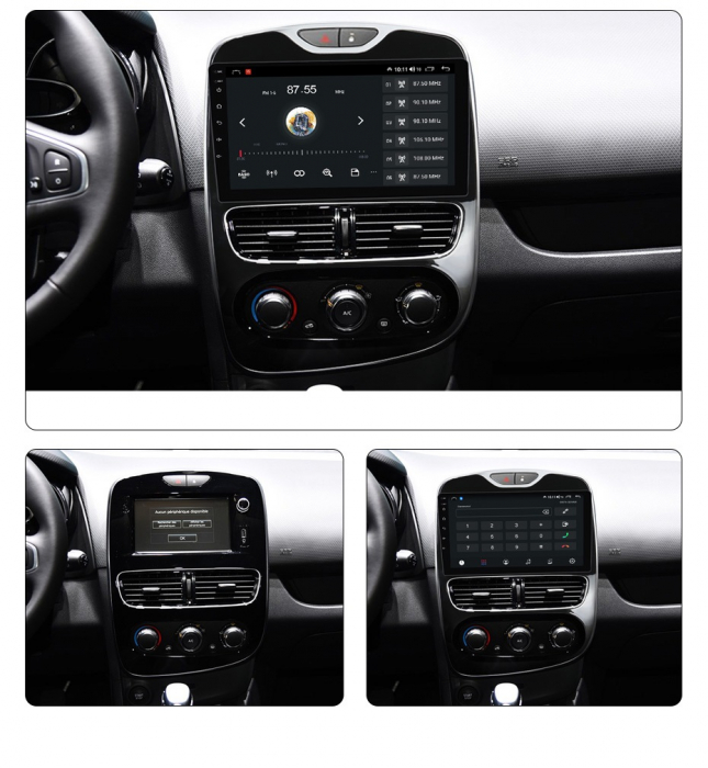 Navigatie Renault Clio 4 ( 2012 - 2020 ) 4 GB RAM si 64 GB ROM, Slot Sim 4G, Procesor Octa Core, Carplay, Sunet DSP, Android, Aplicatii, Usb, Wi Fi, Bluetooth [4]