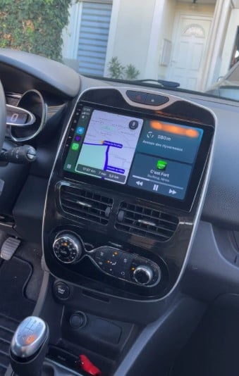Navigatie Renault Clio 4 din 2012-2020, Rezolutie 2K, Display QLED 9.5 inch, 4GB RAM si 64GB ROM, Android, Procesor Octacore, Slot sim 4G, Sunet DSP, Wireless Carplay si Android Auto, Camera Marsarier [2]