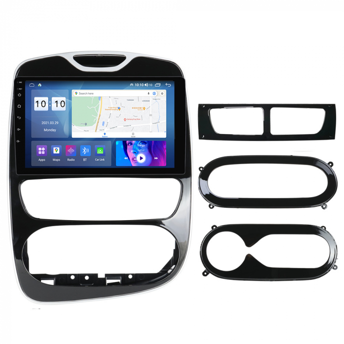 Navigatie Renault Clio 4 din 2012-2020, Rezolutie 2K, Display QLED 9.5 inch, 4GB RAM si 64GB ROM, Android, Procesor Octacore, Slot sim 4G, Sunet DSP, Wireless Carplay si Android Auto, Camera Marsarier [3]