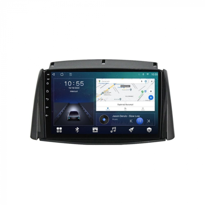 Navigatie Renault Koleos din 2008-2016 Android 14 , 4GB RAM , Procesor Quad Core , Wireless Carplay si Android auto , Display HD Touchscreen, Wi-Fi , Bluetooth, USB [2]