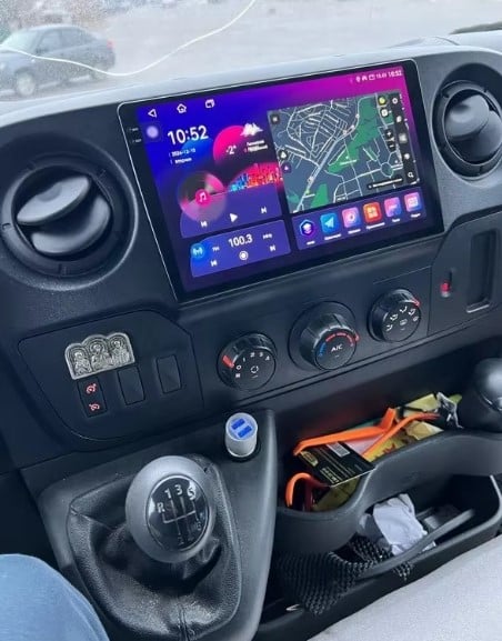 Navigatie RENAULT MASTER 2021-2024, Android 14, 2GB RAM si 32GB ROM, Display IPS 9 inch, Camera Marsarier, Internet, Aplicatii, Wi Fi, Usb, Bluetooth [5]