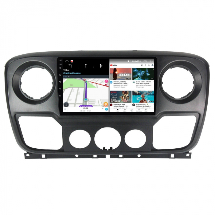 Navigatie RENAULT MASTER 2021-2024  Android 14 , 4GB RAM , Procesor Quad Core , Wireless Carplay si Android auto , Display HD Touchscreen, Wi-Fi , Bluetooth, USB [4]