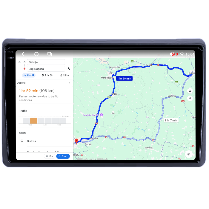 Navigatie Renault Master 2021 Android 14, 2GB RAM si 32GB ROM, Display IPS 9 inch, Camera Marsarier, Internet, Aplicatii, Wi Fi, Usb, Bluetooth [2]