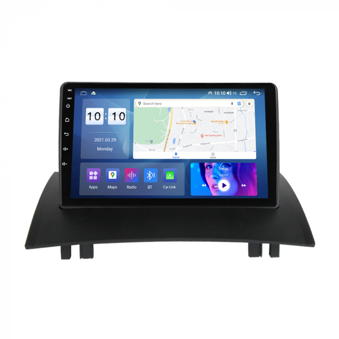 Navigatie Renault Megane 2 din 2002-2009, Android 14, Wireless Carplay si Android Auto, 2GB RAM si 32GB ROM, Display IPS 9 inch, Camera Marsarier, Internet, Aplicatii, Wi Fi, Usb, Bluetooth [3]