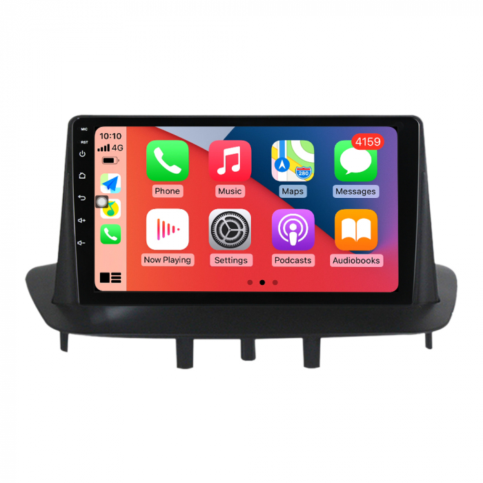 Navigatie Renault Megane 3 Fluence ( 2009 -2015 ) 4GB RAM si 64GB ROM, Ecran QLED 9 inch, Android 14, Procesor Octacore, Slot sim 4G, Sunet DSP, Wireless Carplay si Android Auto, Camera Marsarier [3]
