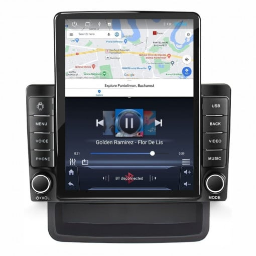 Navigatie Renault Trafic , 2010 - 2014 , Android 14 , 4GB RAM Ecran Tesla 9.7 inch , Procesor Octacore, Slot sim 4G, Sunet DSP, Wireless Carplay si Android Auto [2]