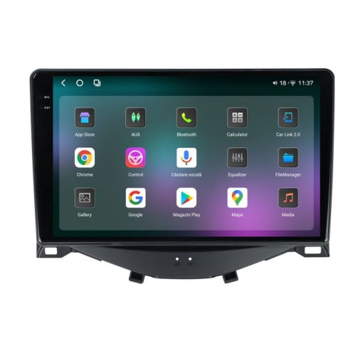 Navigatie CITROEN C1 , 2014 - 2021 , 8GB RAM si 128GB ROM, Ecran QLED 9 inch, Android 14, Procesor Octacore, Slot sim 4G, Sunet DSP, Wireless Carplay si Android Auto [3]