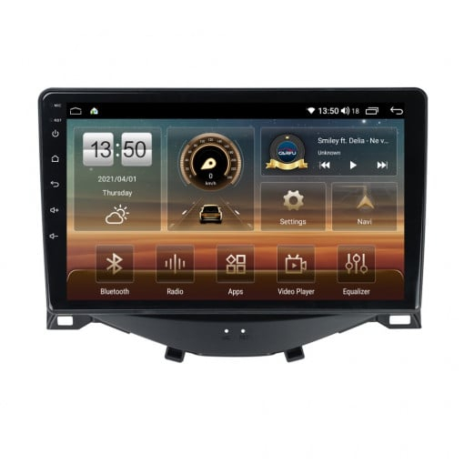 Navigatie CITROEN C1 , 2014 - 2021 , 8GB RAM si 128GB ROM, Ecran QLED 9 inch, Android 14, Procesor Octacore, Slot sim 4G, Sunet DSP, Wireless Carplay si Android Auto [5]