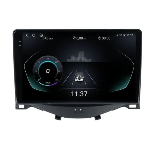 Navigatie CITROEN C1 , 2014 - 2021 , 8GB RAM si 128GB ROM, Ecran QLED 9 inch, Android 14, Procesor Octacore, Slot sim 4G, Sunet DSP, Wireless Carplay si Android Auto [2]
