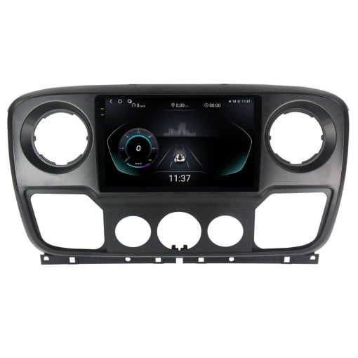 Navigatie RENAULT MASTER 2021-2024, Rezolutie 2K, Display QLED 9.5 inch, 4GB RAM si 64GB ROM, Android, Procesor Octacore, Slot sim 4G, Sunet DSP, Wireless Carplay si Android Auto, Camera Marsa [2]
