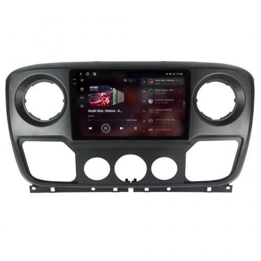 Navigatie RENAULT MASTER 2021-2024, Rezolutie 2K, Display QLED 9.5 inch, 4GB RAM si 64GB ROM, Android, Procesor Octacore, Slot sim 4G, Sunet DSP, Wireless Carplay si Android Auto, Camera Marsa [3]