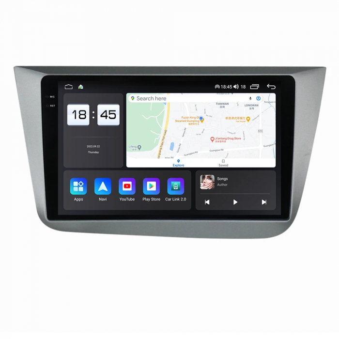 Navigatie Seat Altea 2004-2015 Rezolutie 2K , 8GB RAM+128GB ROM QLED [6]