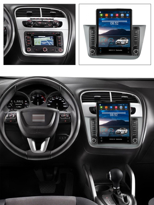 Navigatie Seat Altea 2004-2015 Android 14 , 4GB RAM Ecran Tesla [3]