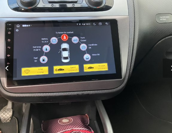 Navigatie Seat Altea 2004-2015 Android 14 , 2GB RAM QLED Carplay [7]