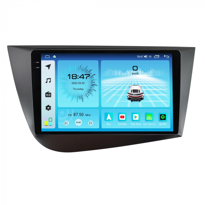 Navigatie Seat Leon 2005-2012 Rezolutie 2K , 8GB RAM+128GB ROM QLED [4]