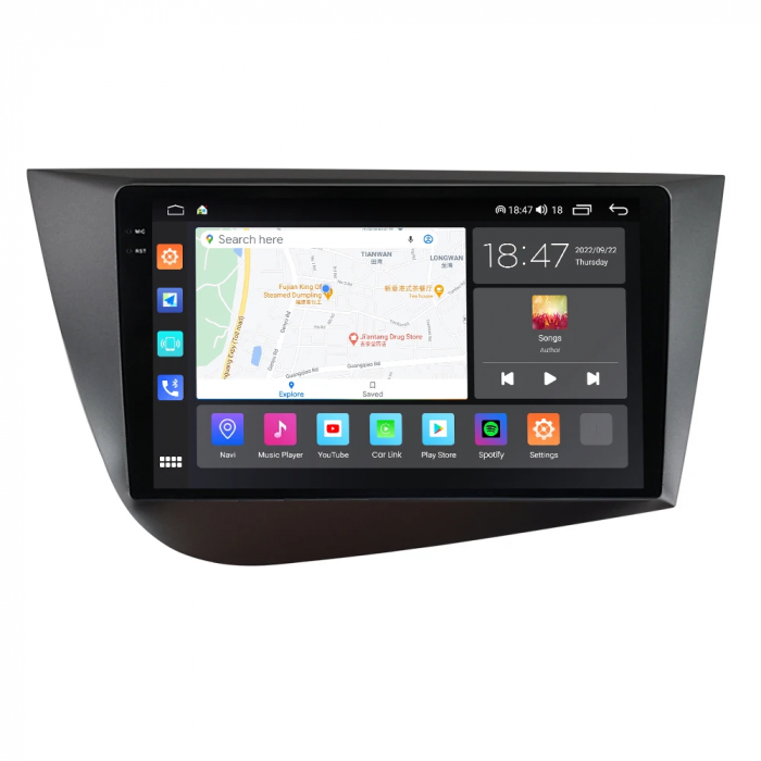 Navigatie Seat Leon 2005-2012 Rezolutie 2K , 8GB RAM+128GB ROM QLED [5]