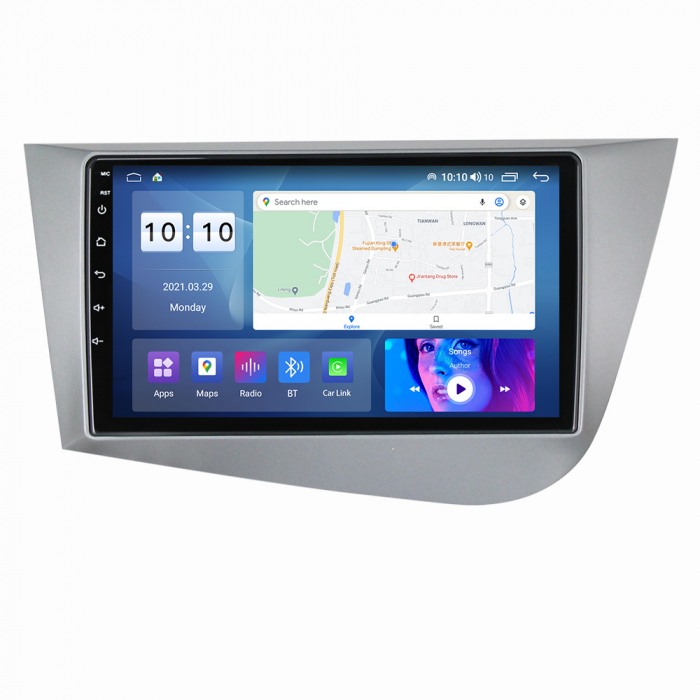 Navigatie Seat Leon 2005 - 2012 Android 14 , 1GB RAM Carplay [2]