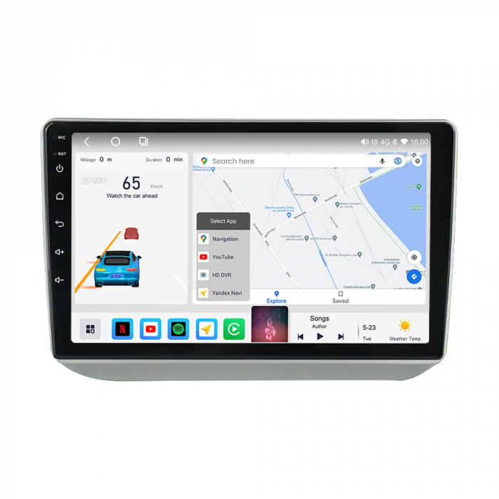 Navigatie Skoda Fabia 2007-2014 Rezolutie 2K , 8GB RAM+128GB ROM QLED [3]