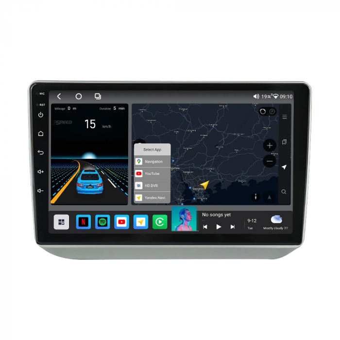 Navigatie Skoda Fabia 2007-2014 Rezolutie 2K , 4GB RAM+64GB ROM QLED [3]