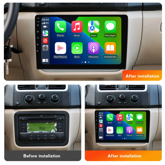 Navigatie Skoda Fabia 2007-2014 Android 14 , 2GB RAM QLED Carplay [4]