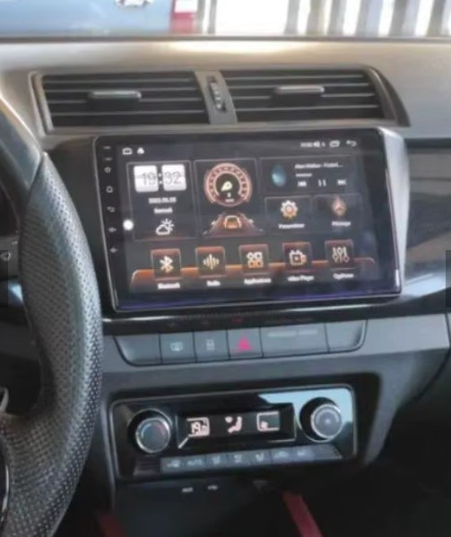 Navigatie Skoda Fabia din 2015 - 2021, 8GB RAM si 128GB ROM, Ecran QLED 9 inch, Android 14, Procesor Octacore, Slot sim 4G, Sunet DSP, Wireless Carplay si Android Auto, Camera Marsarier [8]