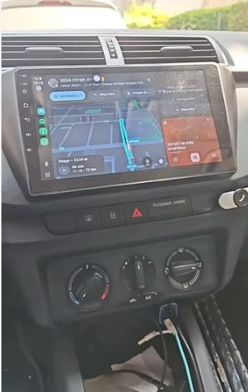 Navigatie Skoda Fabia din 2015-2021, Android 14, Wireless Carplay si Android Auto, 2GB RAM si 32GB ROM, Display IPS 9 inch, Camera Marsarier, Internet, Aplicatii, Wi Fi, Usb, Bluetooth [6]