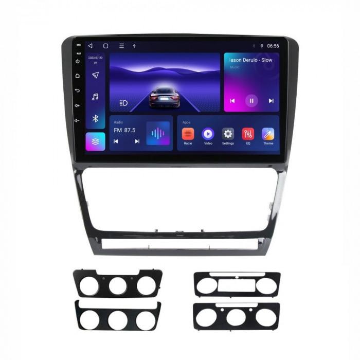 Navigatie Skoda Octavia 2 din 2008 - 2013 Android 14 , 4GB RAM , Procesor Quad Core , Wireless Carplay si Android auto , Display HD Touchscreen, Wi-Fi , Bluetooth, USB [1]