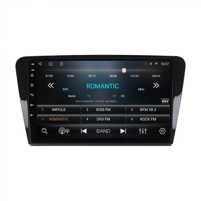 Navigatie Skoda Octavia 3 ( 2013-2018 ) Android 14 , 4GB RAM , Procesor Quad Core , Wireless Carplay si Android auto , Display HD Touchscreen, Wi-Fi , Bluetooth, USB [3]