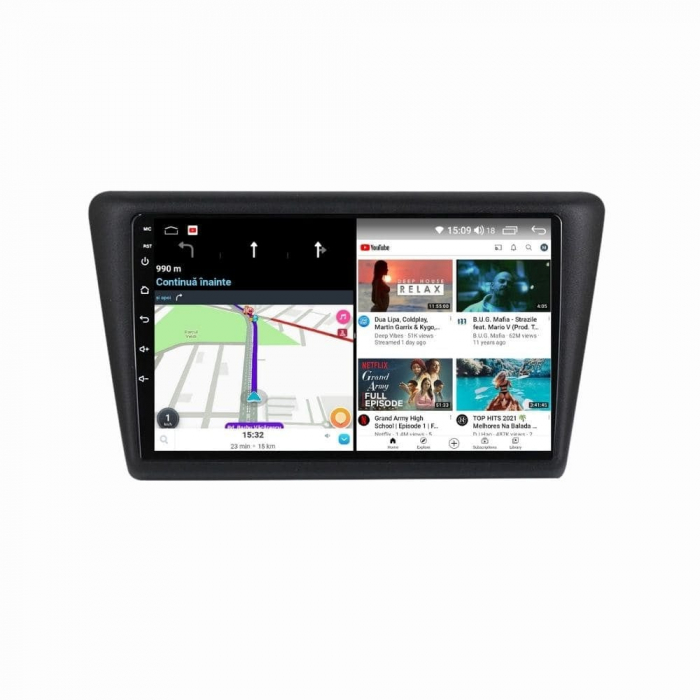 Navigatie Skoda Rapid din 2013-2018 Android 14 , 4GB RAM , Procesor Quad Core , Wireless Carplay si Android auto , Display HD Touchscreen, Wi-Fi , Bluetooth, USB [4]