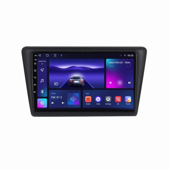 Navigatie Skoda Rapid din 2013-2018, Rezolutie 2K, Display QLED 9.5 inch, 4GB RAM si 64GB ROM, Android, Procesor Octacore, Slot sim 4G, Sunet DSP, Wireless Carplay si Android Auto, Camera Marsarier, U [2]