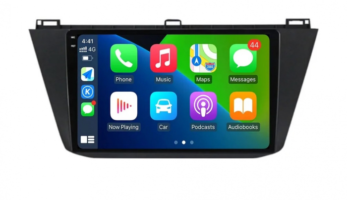 Navigatie VW Tiguan din 2016-2023, Rezolutie 2K, Display QLED 9.5 inch, 4GB RAM si 64GB ROM, Android, Procesor Octacore, Slot sim 4G, Sunet DSP, Wireless Carplay si Android Auto, Camera Marsarier, USB [3]