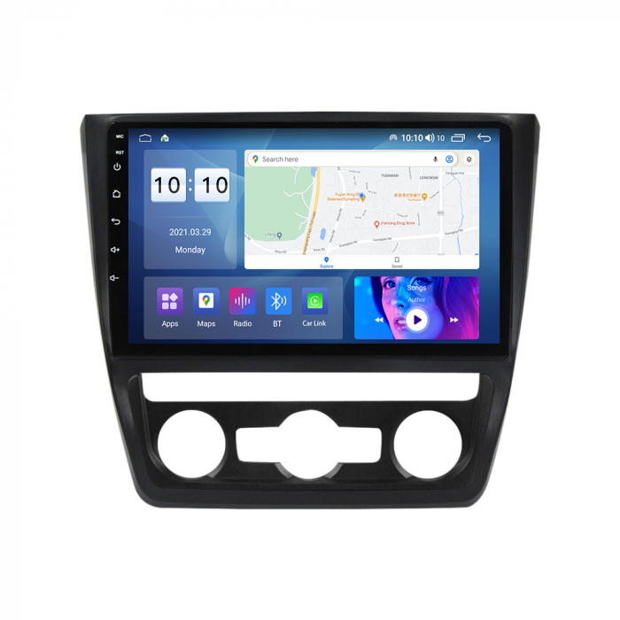 Navigatie Skoda Yeti 5L din 2009 - 2014, Android 14, Wireless Carplay si Android Auto, 2GB RAM si 32GB ROM, Display IPS 9 inch, Camera Marsarier, Internet, Aplicatii, Wi Fi, Usb, Bluetooth [3]