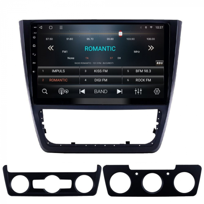 Navigatie Skoda Yeti 5L din 2009-2014 Android 14 , 4GB RAM , Procesor Quad Core , Wireless Carplay si Android auto , Display HD Touchscreen, Wi-Fi , Bluetooth, USB [3]