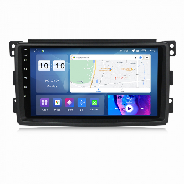 Navigatie Smart ( 2006 - 2010 ) 4GB RAM si 64GB ROM, Ecran QLED 9 inch, Android 14, Procesor Octacore, Slot sim 4G, Sunet DSP, Wireless Carplay si Android Auto, Camera Marsarier [3]