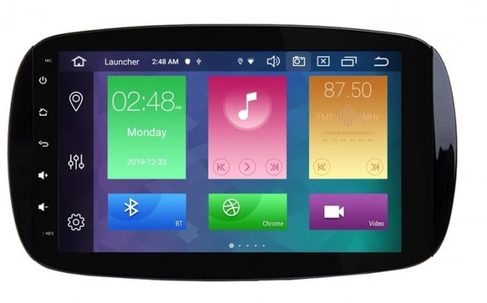 Navigatie Smart ( 2014 - 2020 ) , 4 GB RAM + 64 GB ROM , Slot Sim 4G pentru Internet , Carplay , Android , Aplicatii , Usb , Wi Fi , Bluetooth [3]