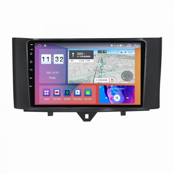 Navigatie Smart din 2010 - 2015, 8GB RAM si 128GB ROM, Ecran QLED 9 inch, Android 14, Procesor Octacore, Slot sim 4G, Sunet DSP, Wireless Carplay si Android Auto, Camera Marsarier [2]